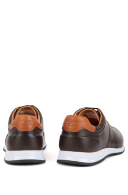 hugo boss brown sneakers