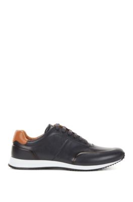 hugo boss lace up trainers