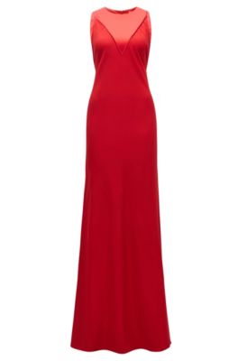 HUGO BOSS - Deplisa chiffon maxi dress | Selfridges.com