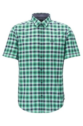 Short-sleeved shirts for men | HUGO BOSS | Refined designs