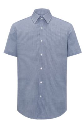 Short-sleeved shirts for men | HUGO BOSS | Refined designs