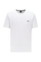 Loungewear T-shirt in stretch cotton, White