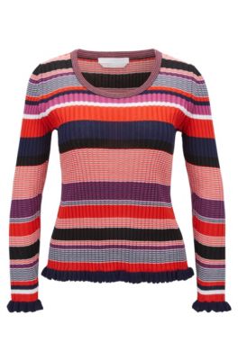 hugo boss striped sweater