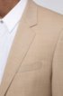 Slim-fit suit in mohair-look virgin wool, Beige