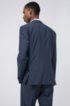 Slim-fit suit in mohair-look virgin wool, Blue