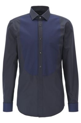 Chemise Homme Hugo Boss Manches Courtes Multi - Taille M, Occasion Très Bon état, Coton