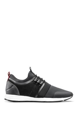 hugo boss hybrid trainers black