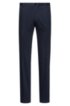 Slim-fit trousers in soft-washed stretch cotton , Dark Blue