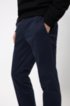 Slim-fit trousers in soft-washed stretch cotton , Dark Blue