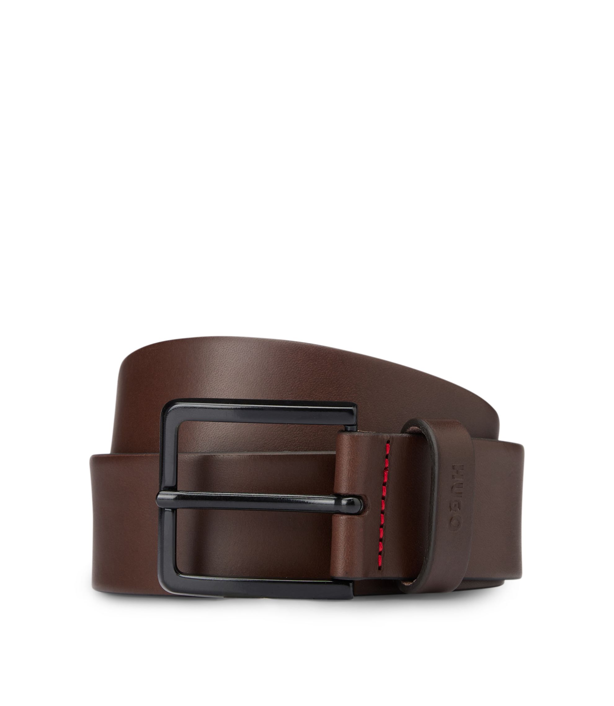 Gürtel aus italienischem Leder mit Logo-Prägung auf der Schlaufe