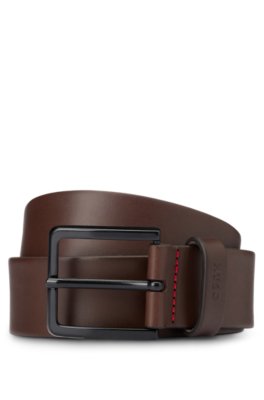Embossed-logo belt