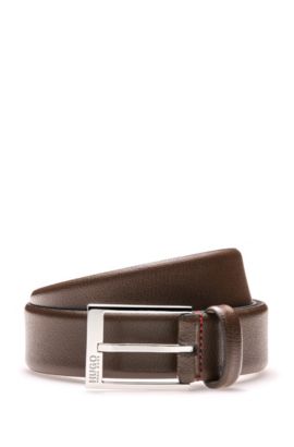 BOSS Barnabie – Cintura Uomo Elegante In Pelle, Con Fibbia Classica