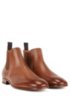 Chelsea boots in grained leather, Khaki