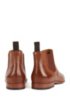 Chelsea boots in grained leather, Khaki
