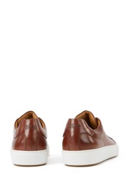 hugo boss brown trainers