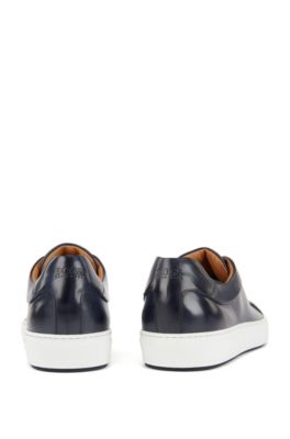 hugo boss leather trainers