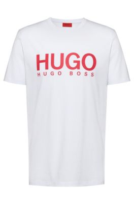 white hugo boss tshirt
