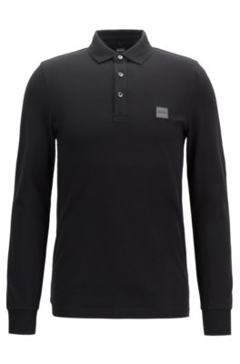 hugo boss long sleeve polo sale