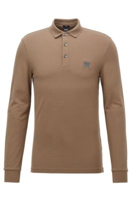 hugo boss full sleeve polo