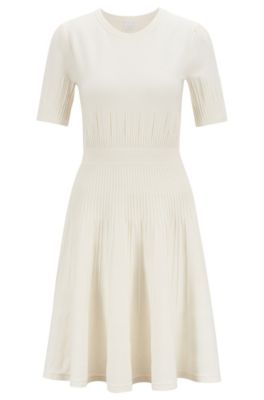 hugo boss white dress
