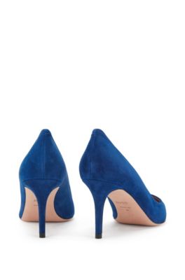 - Suede court with 70mm heel