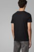 Crew-neck T-shirt in single-jersey cotton, Black