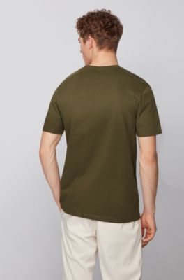 khaki hugo boss t shirt