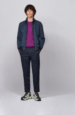 purple hugo boss t shirt