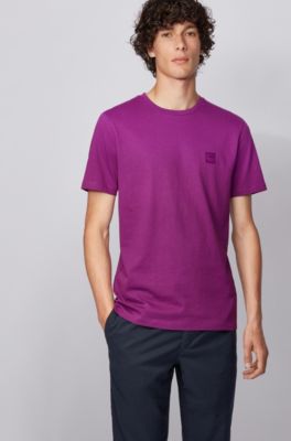 hugo boss purple t shirt