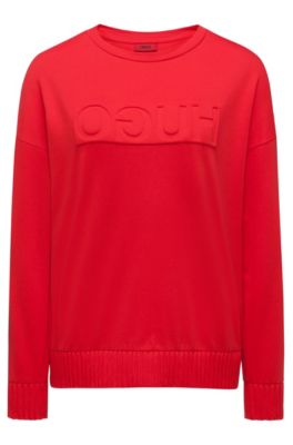 hugo boss embossed sweatshirt