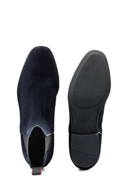 hugo boss dark blue boots