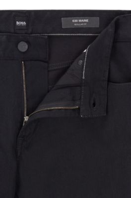 BOSS - Regular-fit jeans in black-black 