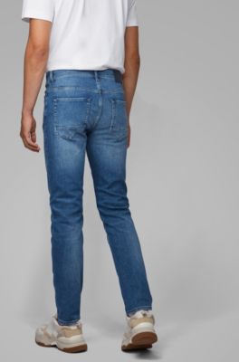 boss tapered fit jeans
