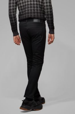 boss delaware slim fit jeans black