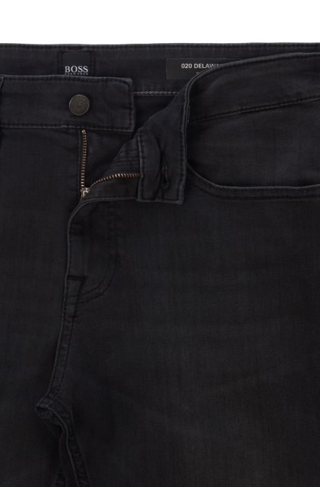 BOSS - Slim-fit jeans in grey denim