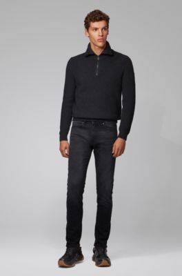 hugo boss mens denim shirt