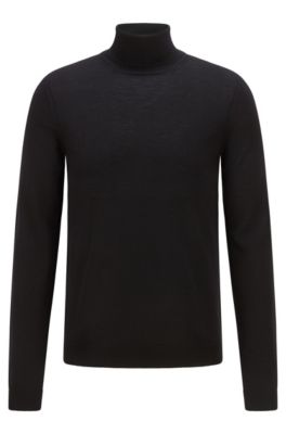 BOSS - Turtleneck sweater in extra-fine 