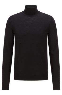 hugo boss turtle neck jumper mens