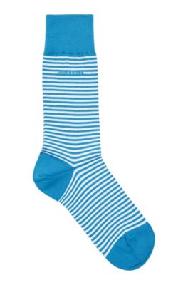 BOSS - Regular-length striped socks in 