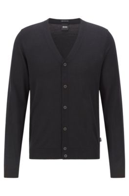 hugo boss black cardigan