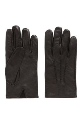 boss leather gloves mens