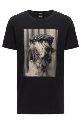 T-shirt en coton Pima à imprimé photographique