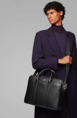 hugo boss signature document bag