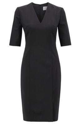 hugo boss dress black