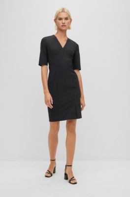 hugo boss dress black