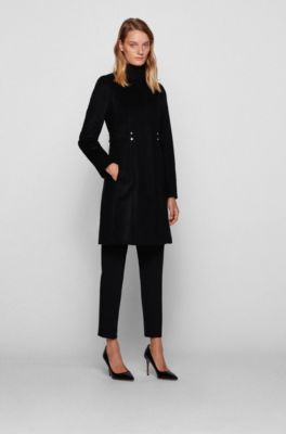 hugo boss virgin wool coat