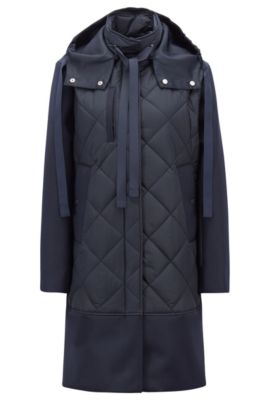 hugo boss womens quilted jacket