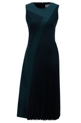 hugo boss green dress