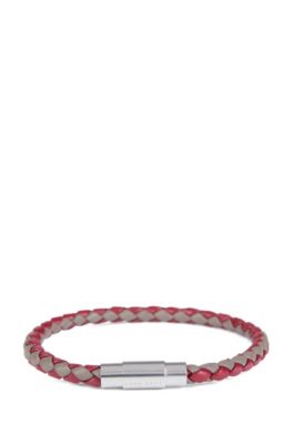hugo boss leather bracelet