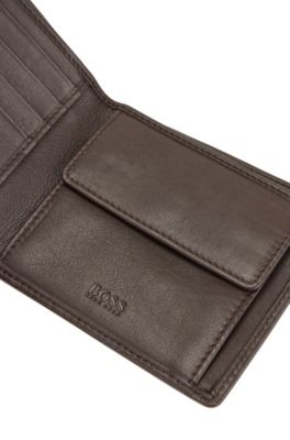 hugo boss brown wallet
